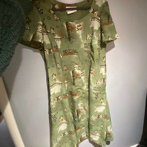 Vintage patterned dress